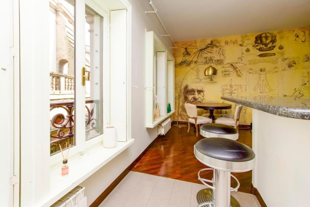 Ferienwohnung Duomo Big House130Mq Vista Tempio Mailand Exterior foto